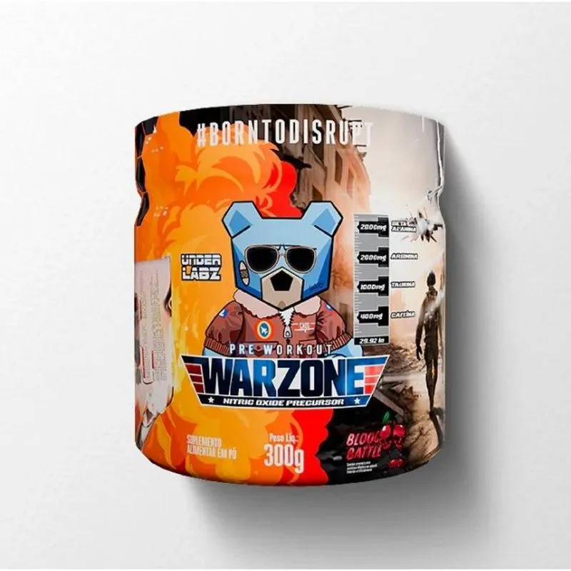 Warzone Pre Workout (300g) - Sabor: Blood Battle