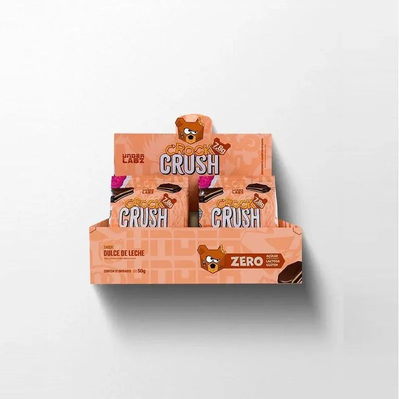 Crock Crush Display (12 Unid. 50g) Dulce De Leche