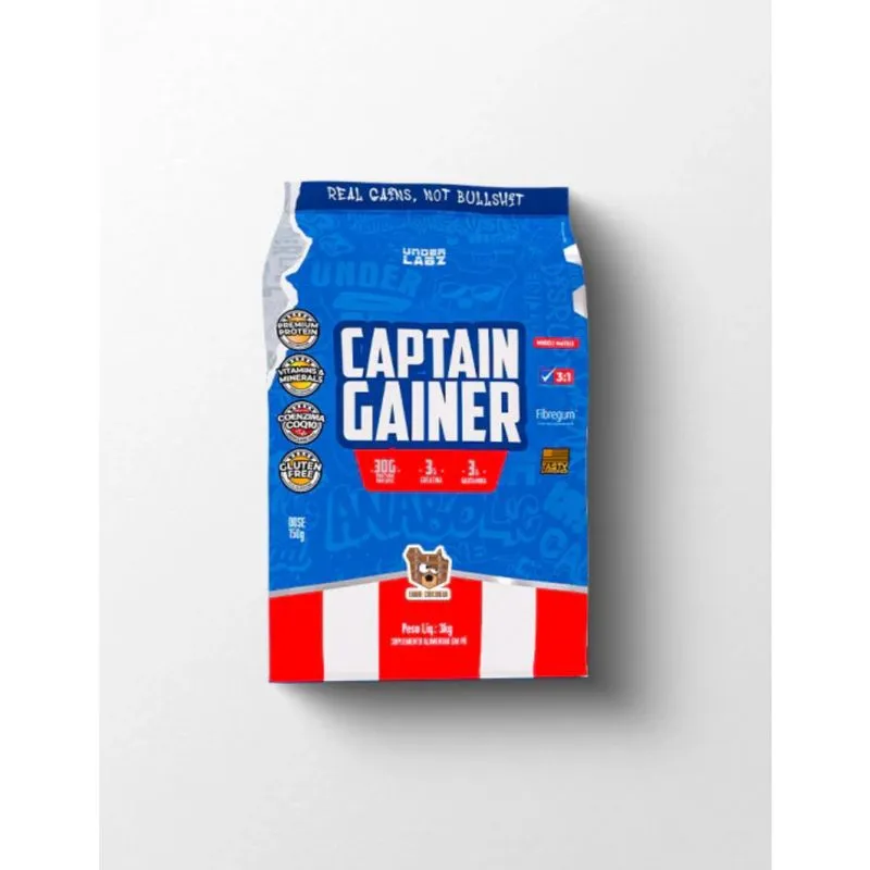 Captain Gainer (3kg) - Sabor: ChocoBear