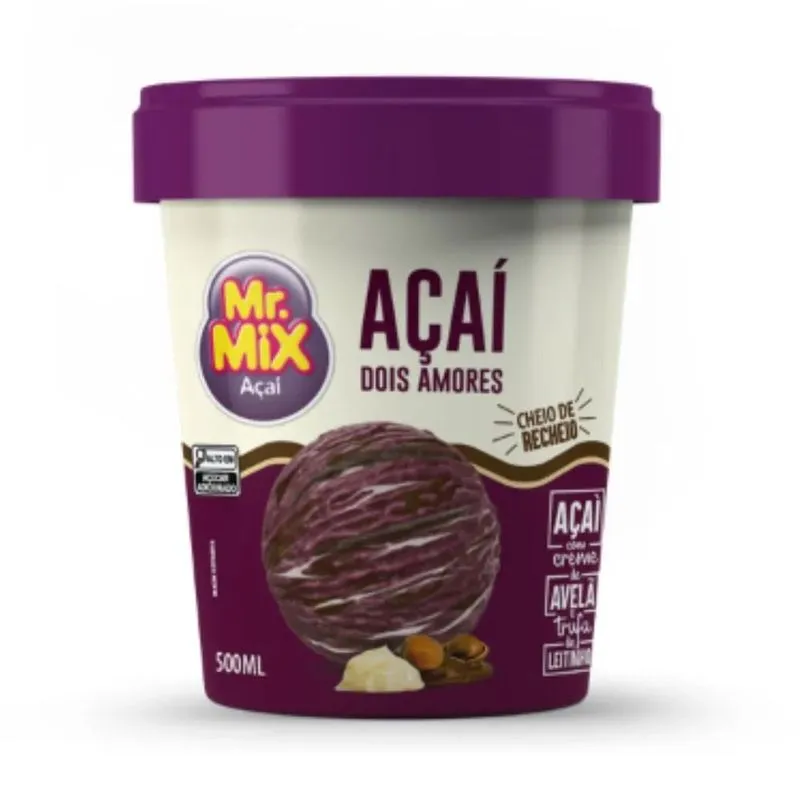 Açaí Mr Mix Dois Amores 500ml