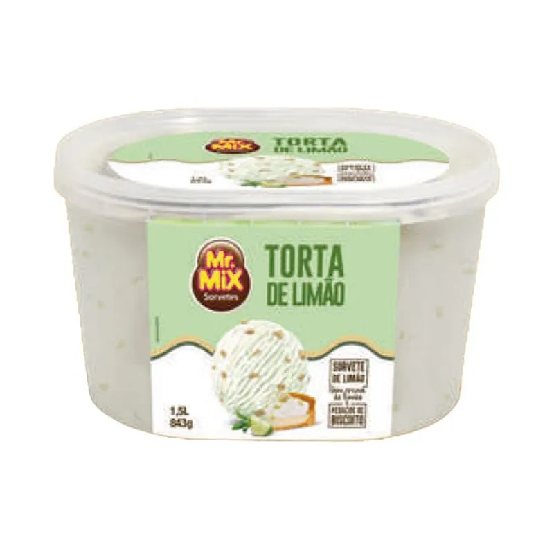 Sorvete Mr Mix Torta de Limão 1,5l