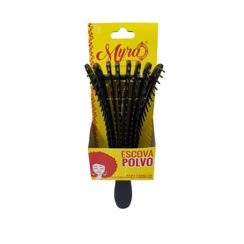 Myra Mpb-18 Escova Polvo Multifuncional Desembaraça E Cachea