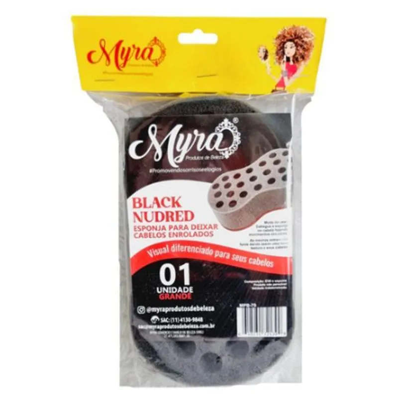 Myra Mpb-70 Esponja Black Nudred Grande - Venda Unit/box12