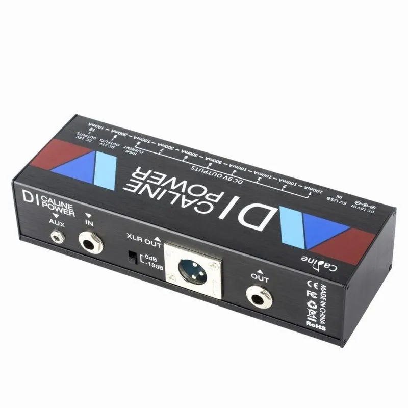 Fonte 10 Pedais Caline Di Box Multi Power Supply Cp-201