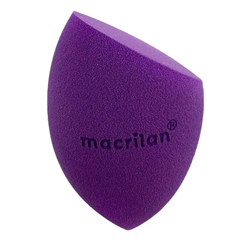 Esponja Gota Chanfrada para Maquiagem Macrilan EP10 Roxo