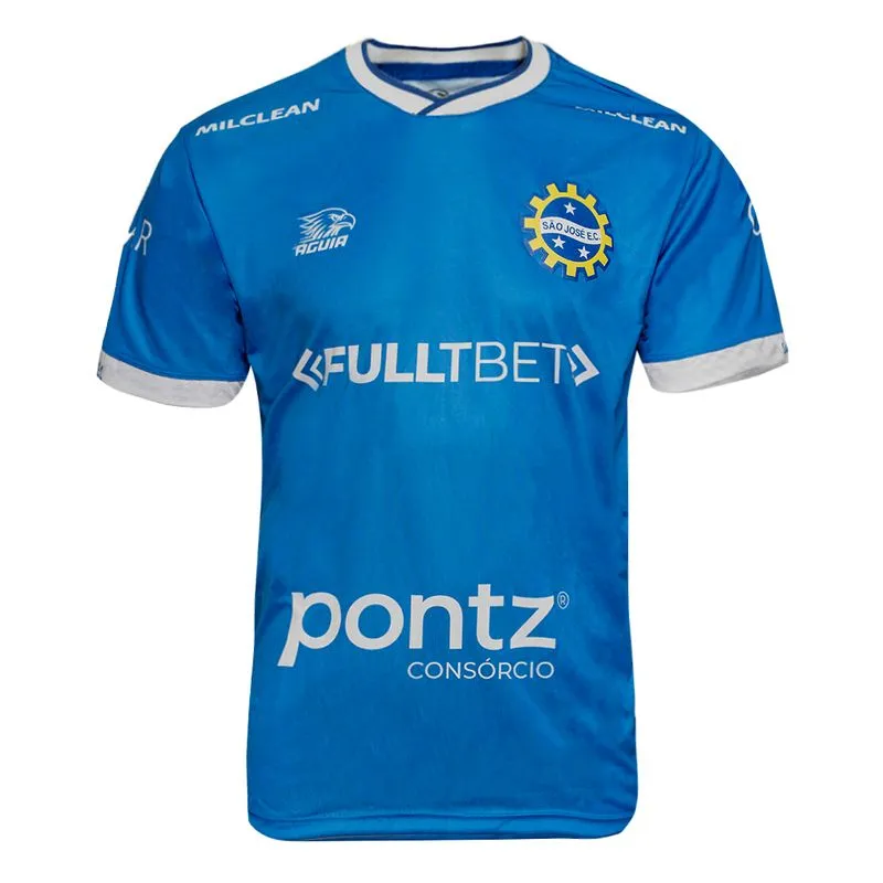 Camisa São José EC I 2026 Águia Torcedor Masculina Número Sortido Com Patrocínio Azul G