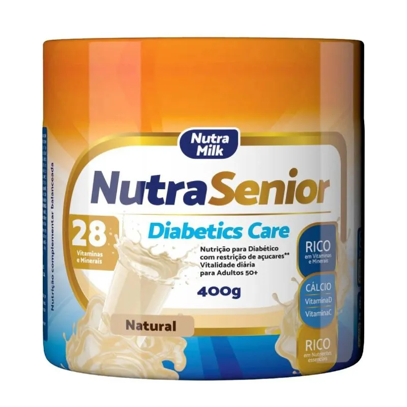 Suplemento Alimentar Nutra Senior Diabetics Care 50+ Baunilha 400g
