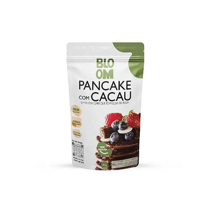 Mistura Pronta Para Pancake Cacau Sem Açucar Bloom Brasil 250g