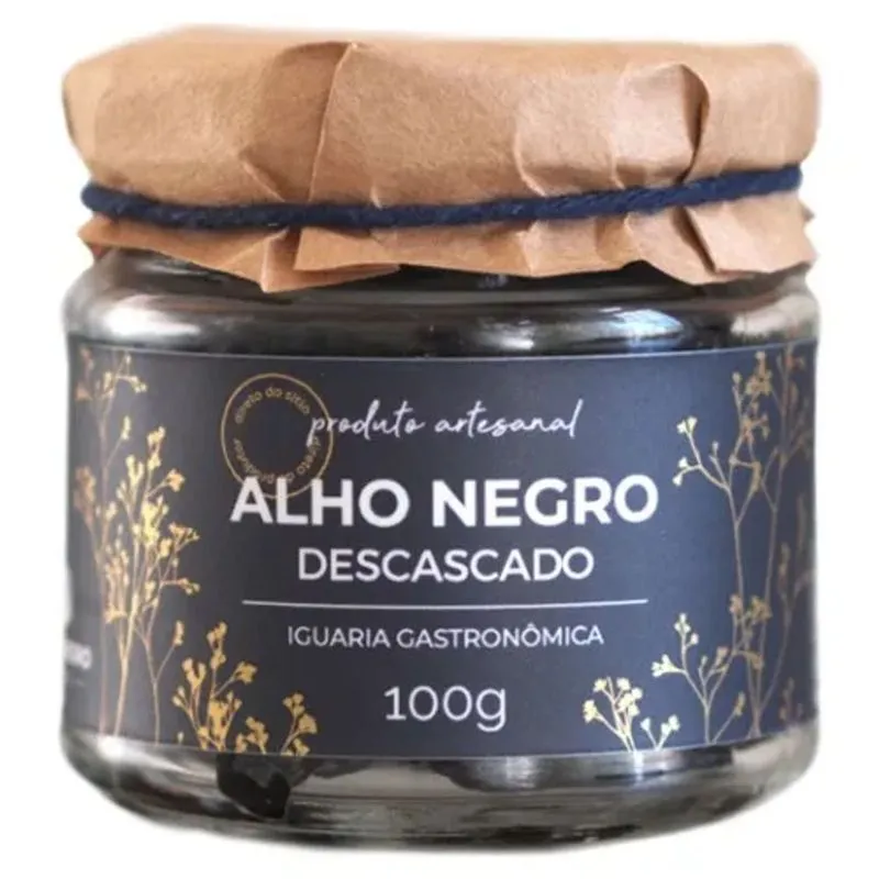 Alho Negro Descascado Alho Negro Do Sítio 100g