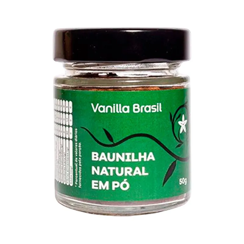 Baunilha Natural Em Pó 50g VANILLA BRASIL