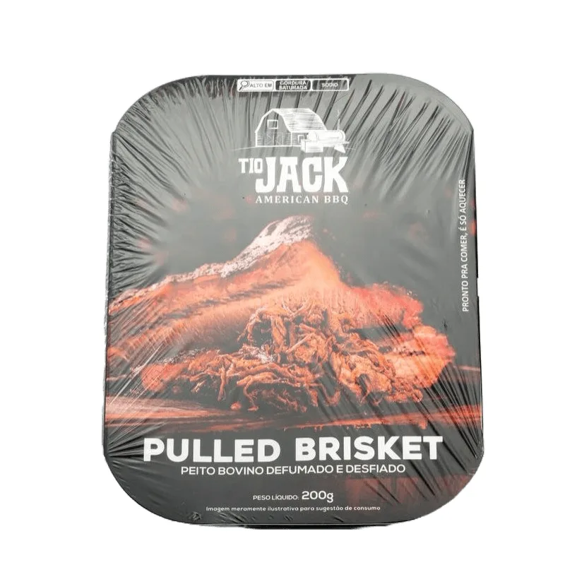 Pulled Brisket TIO JACK Peito Defumado e Desfiado 200g