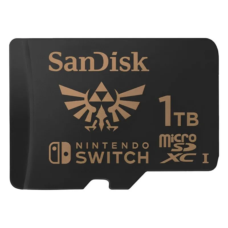 Cartão Memória Microsd Sandisk 1tb Nintendo Switch Preto