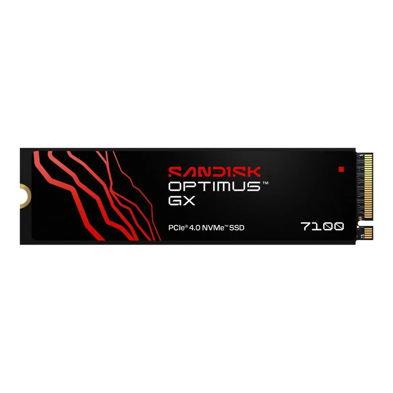 SanDisk Optimus GX 7100 2TB M.2 PCIe 4.0 NVMe TLC 3D NAND Internal SSD SDSP71200TAN-000E0