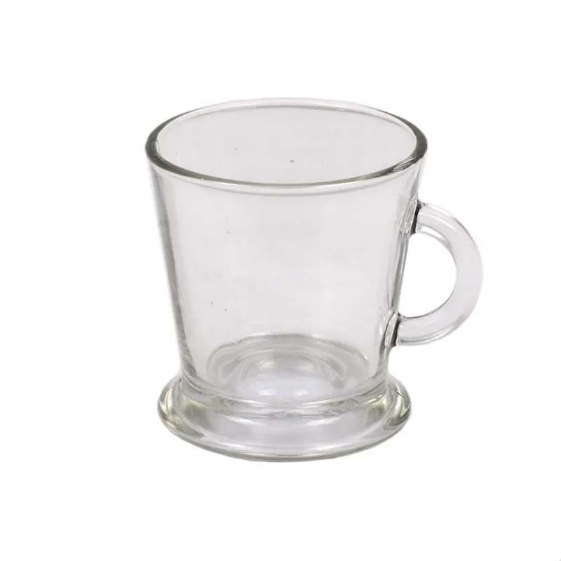 Jarro Mug Transparente de Vidrio 180 Ml x 1 Un