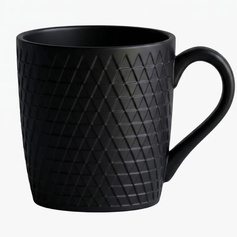 Mug Carrefour 285 ml negro