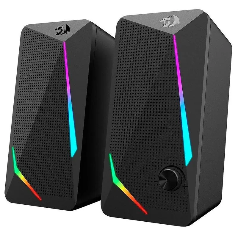 Caixa De Som 2.0 Gamer Redragon Waltz Gs510 Rgb Preto