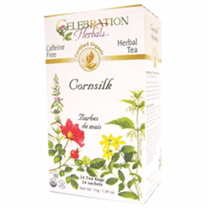 Chá Orgânico De Seda De Milho 24 Saquinhos Da Celebration Herbals (pacote Com 2)