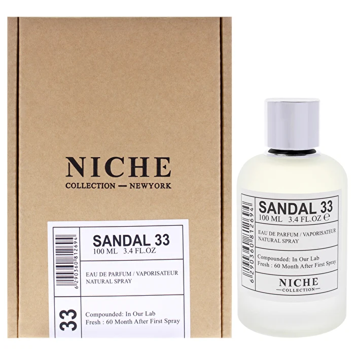 Khalis Niche Collection - Sandal 33 For Men 90ml/3.4oz Sandal 33 For Men / 90ml/3.4oz