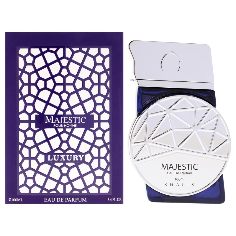 Khalis Luxury Collection - Majestic by Khalis for Men - 3.4 oz EDP Spray 3.4 oz