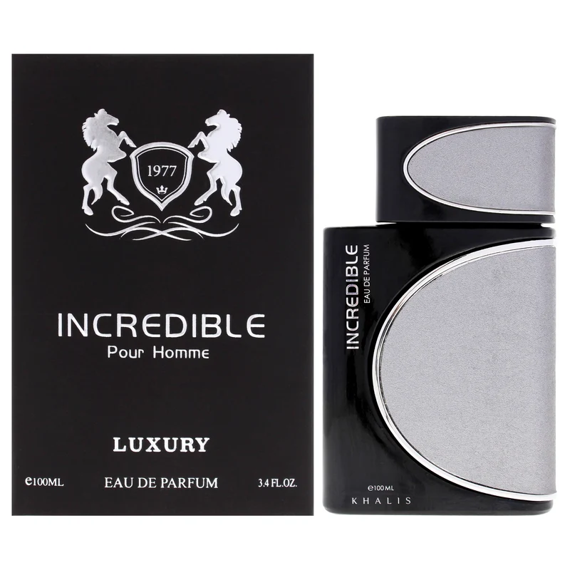 Khalis Luxury Collection - Incredible by Khalis for Men - 3.4 oz EDP Spray 3.4 oz