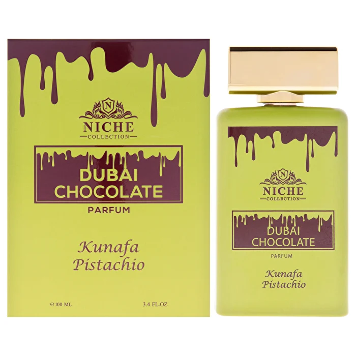 Khalis Niche Collection - Dubai Chocolate Kunafa Pistachio For Unisex 90ml/3.4oz Dubai Chocolate Kunafa Pistachio For Unisex / 90ml/3.4oz