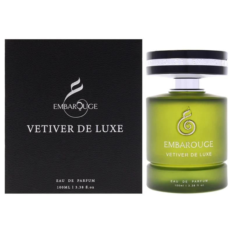 Bellavita Embarouge Collection - Vetiver De Luxe by Bellavita for Men - 3.38 oz EDP Spray 3.38 oz