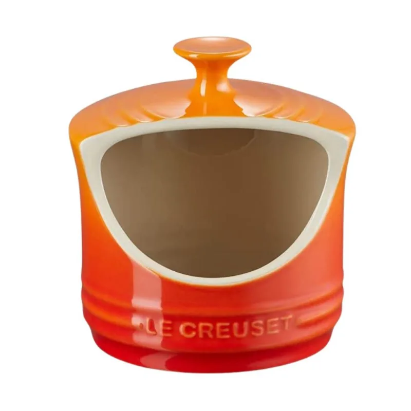 Porta Sal De Cerâmica 11 Cm Laranja Le Creuset