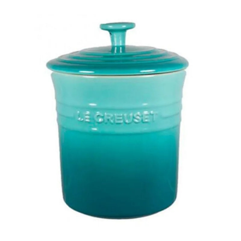 PORTA MANTIMENTOS LE CREUSET MÉDIO EM CERÂMICA 3,3L Azul Caribe