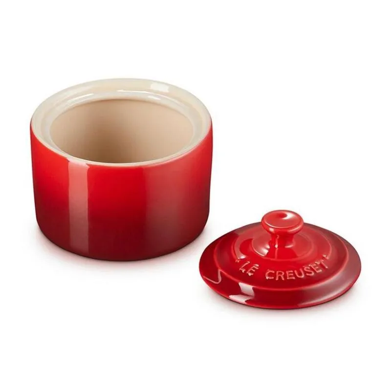 Açucareiro De Cerâmica - Oficial Le Creuset - Vermelho