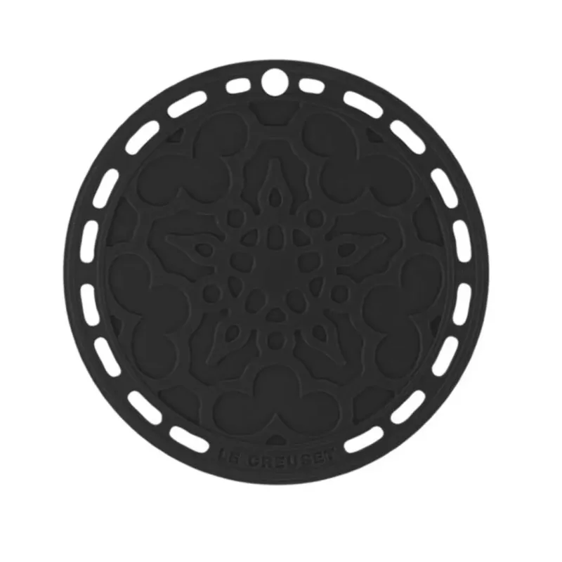Suporte de Silicone French Le Creuset 20cm Black Onyx - 14.17.0084140