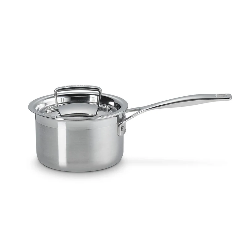 Le Creuset 3 Ply Stainless Steel 14cm Saucepan with Lid