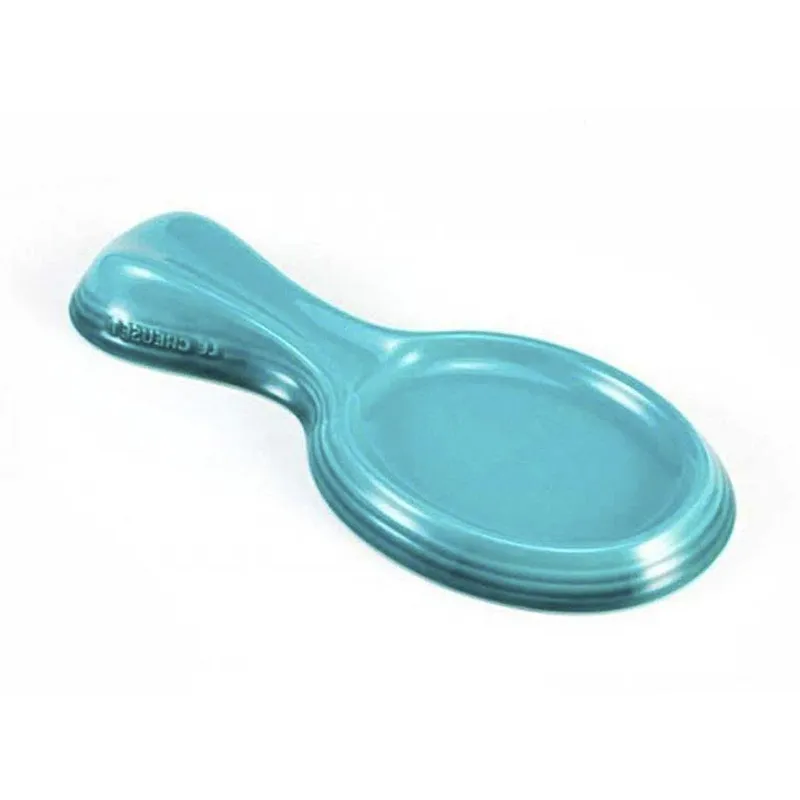 Descanso Para Colher Em Cerâmica Le Creuset Azul Caribe Descanso Para Colher Em Cerâmica Le Creuset Azul Caribe