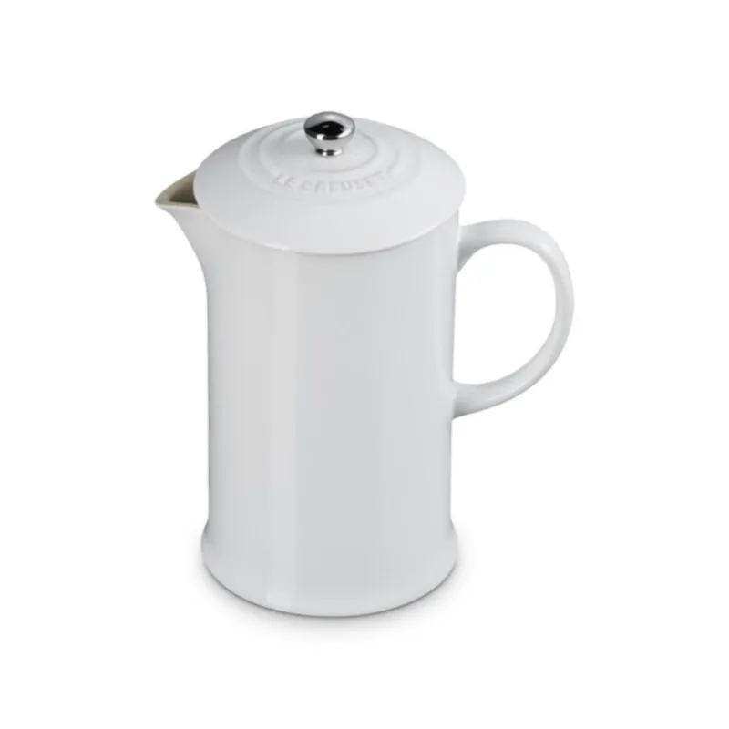 PRENSA FRANCESA LE CREUSET PARA CAFÉ EM CERÂMICA BRANCA 91028200010000