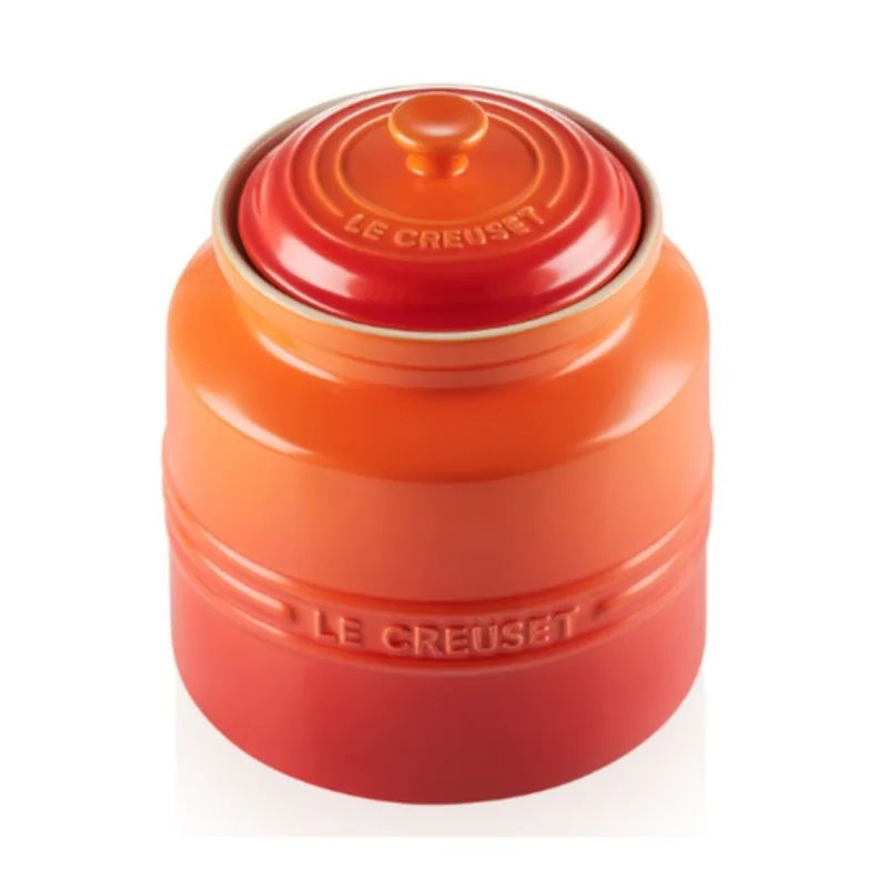 POTE LE CREUSET PARA BISCOITO 2,4L EM CERÂMICA Laranja