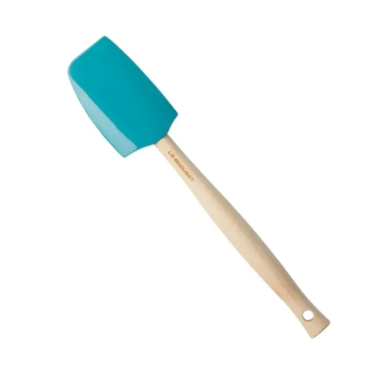 Espátula de Silicone Le Creuset Média Craft Azul Caribe - 14.17.0165170