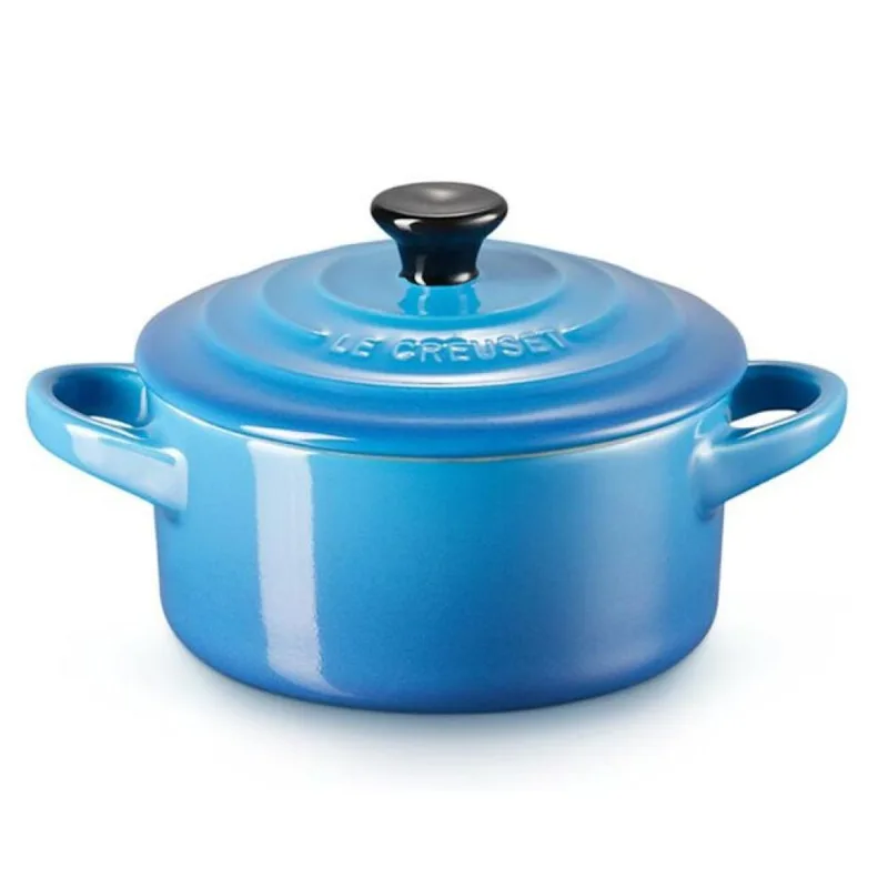 MINI COCOTTE LE CREUSET 250ML 10CM BK/AZUL MARSEILLE 81901100600103