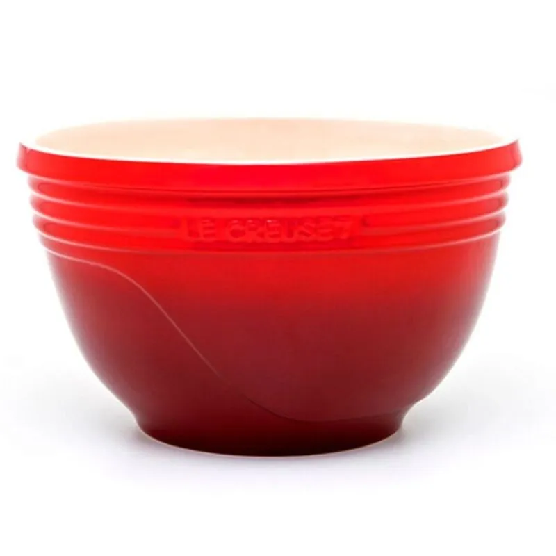 BOWL LE CREUSET REDONDO EM CERÂMICA VERMELHO 24CM 80104440600007