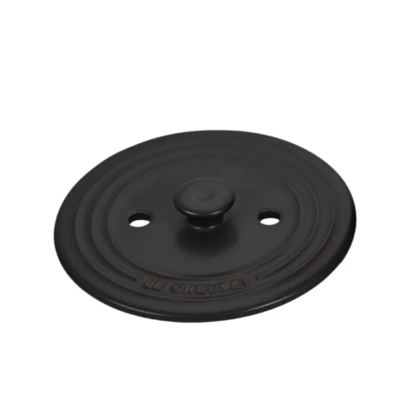 TAMPA INTERNA LE CREUSET DE 16,5CM PARA PANELAS DE ARROZ DE 18CM BLACK MATTE 91063818000000