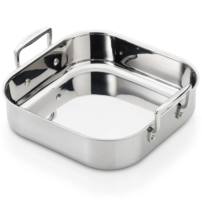 Le Creuset 3 Ply Stainless Steel 26cm Square Roaster