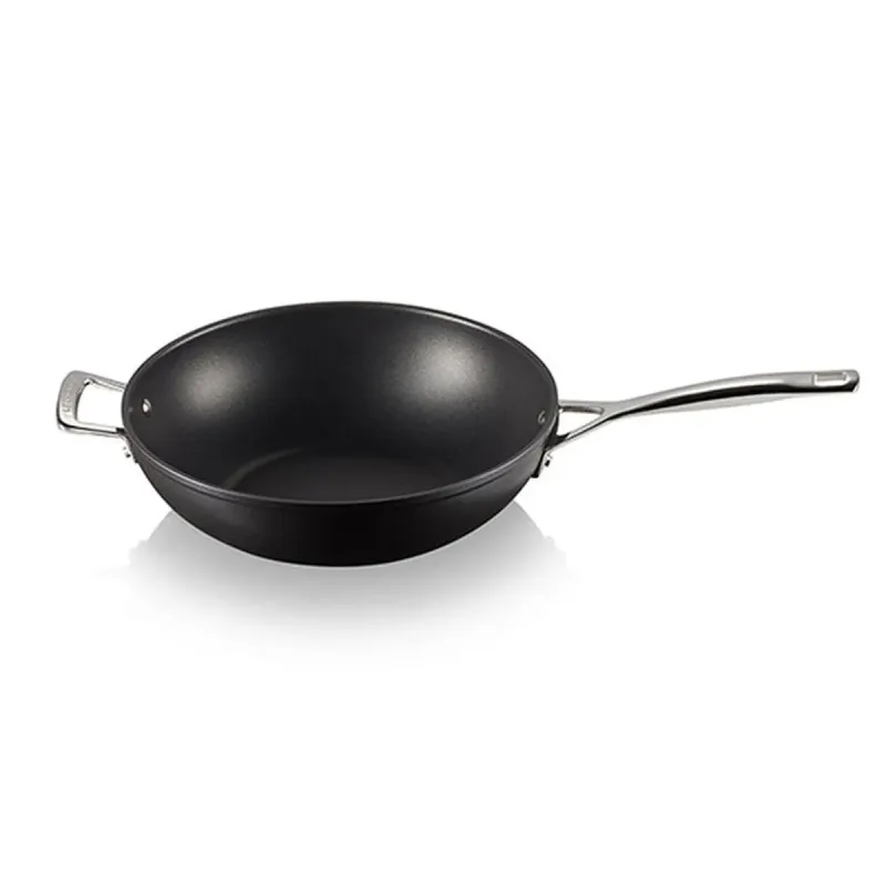 Wok Panela Le Creuset C/Alça 30 CM Tns Antiaderente Pro Clc No Color - 16.22.0012001