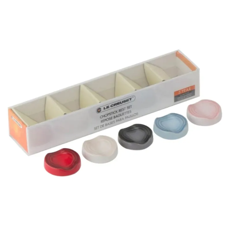 Kit Le Creuset 5 Descansos P/ Hashi Colorido - 02.19.175099