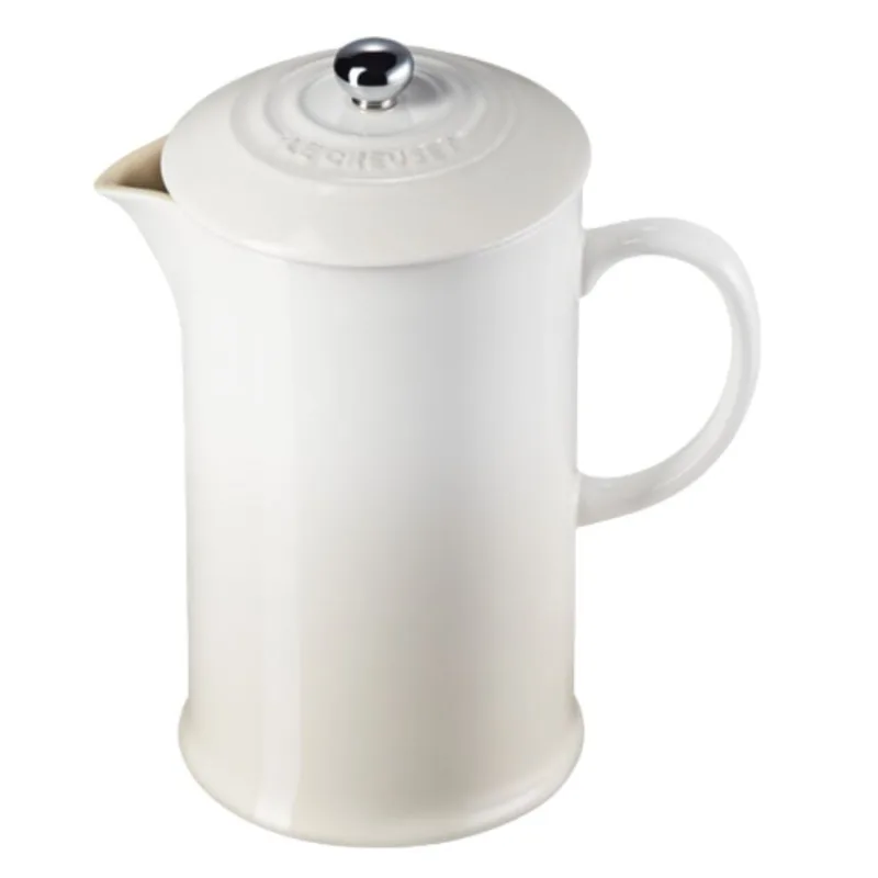 PRENSA LE CREUSET FRANCESA PARA CAFÉ EM CERÂMICA 1L Meringue
