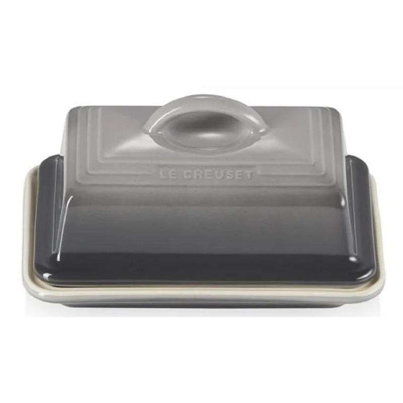 Manteigueira De Cerâmica Cinza Flint - Le Creuset