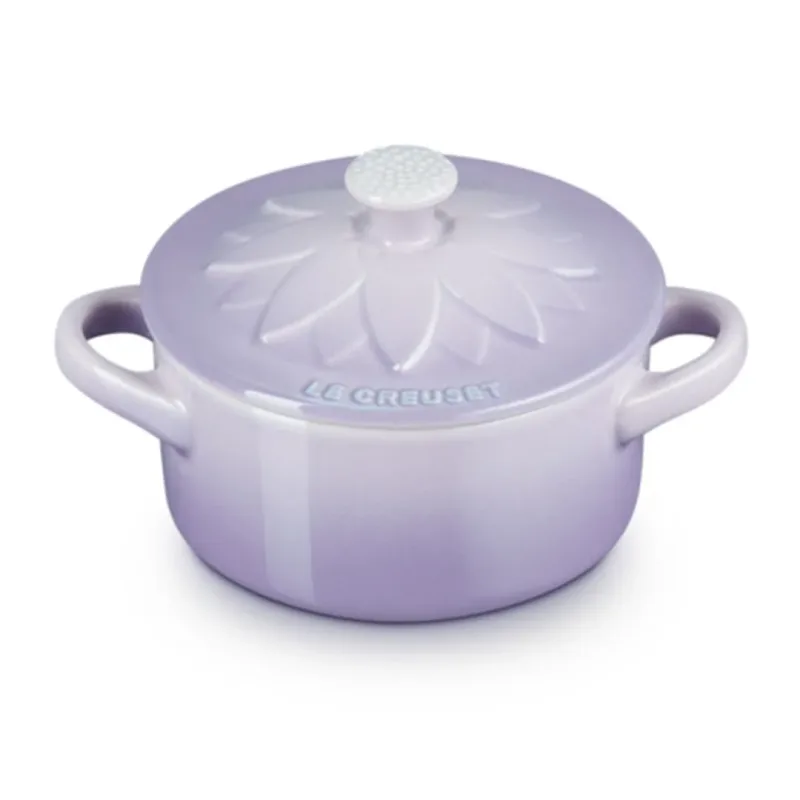 Mini Cocotte Le Creuset Sunflower Blue Bell Purple - 02.19.2061511