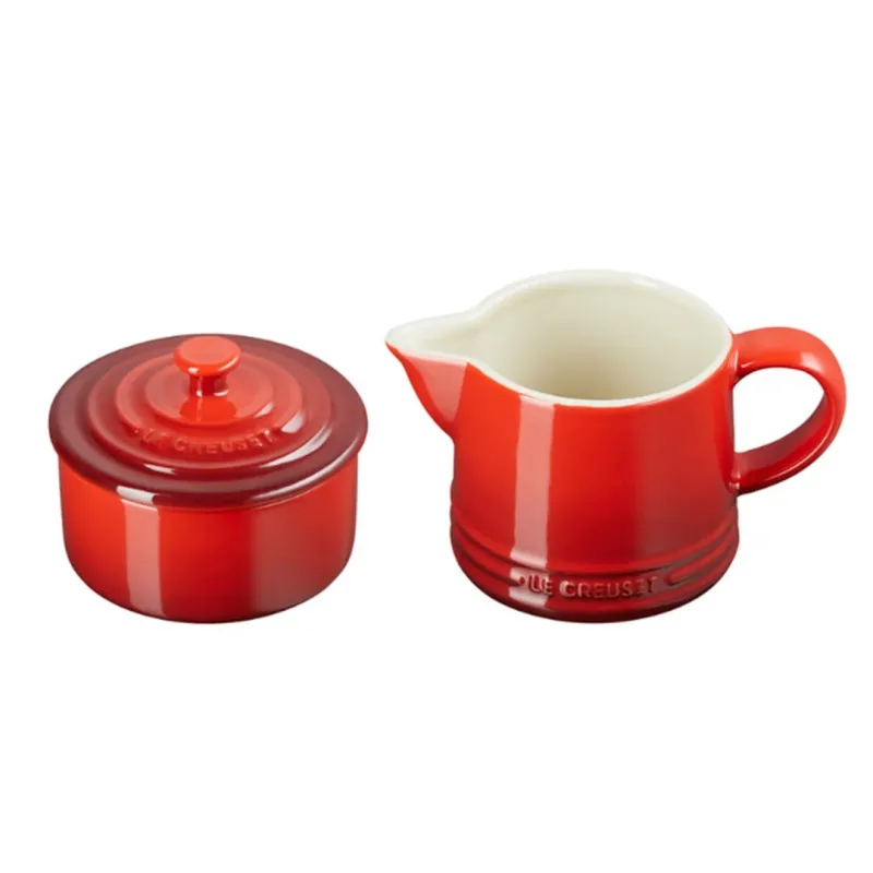 Kit Cream/Sugar Le Creuset Sig Vermelho - 02.19.1388060