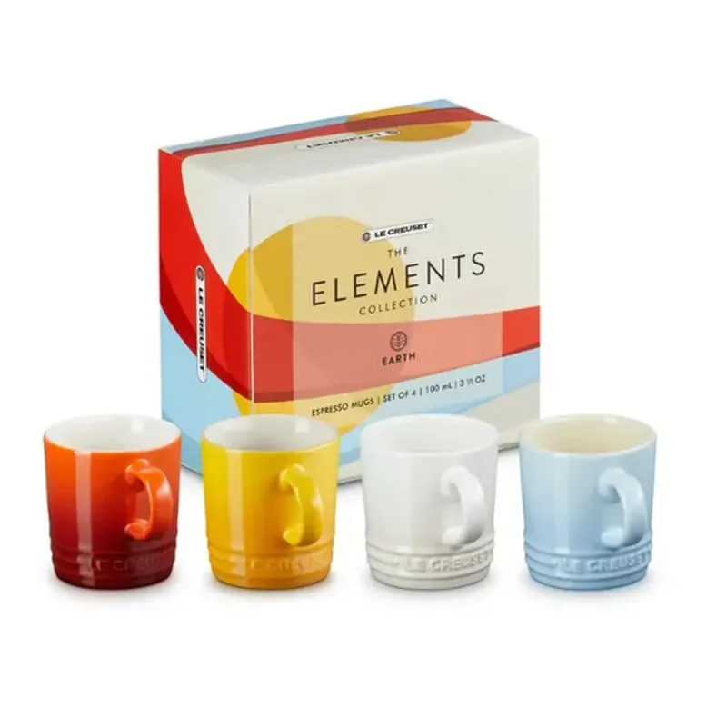 Kit 4 Canecas Le Creuset 200 ML London Elements - 02.19.1405001