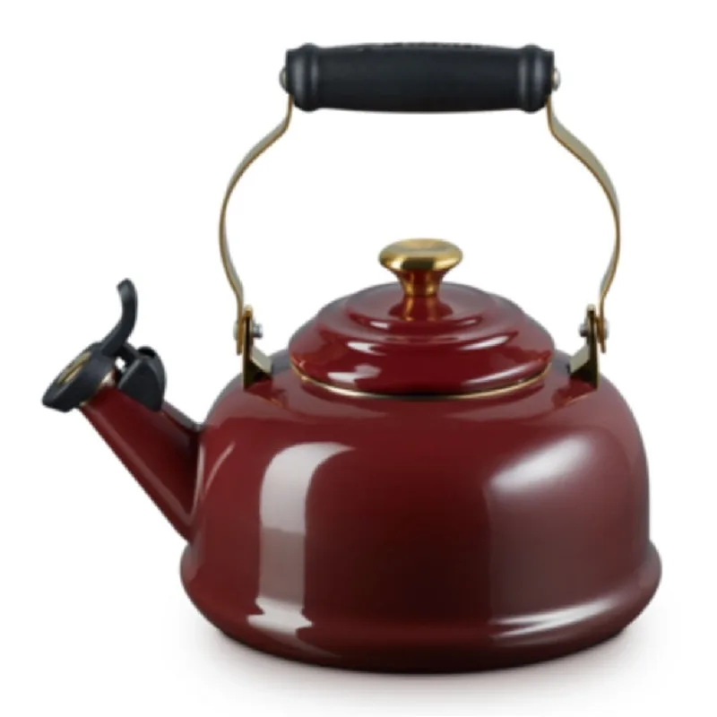 CHALEIRA LE CREUSET CLASSIC 1,6L COM APITO E PUXADOR DOURADO RHONE 40104019491000