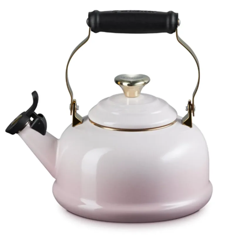 Chaleira Le Creuset Clássica Pegador Coração 1,6L Shell Pink - 06.09.0043777