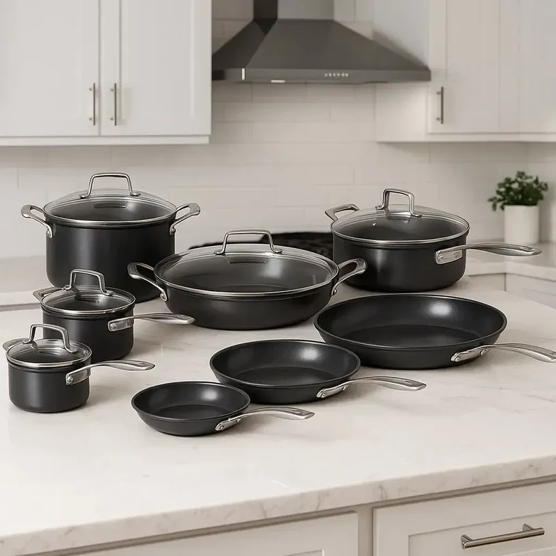 Jogo 8 Panelas Antiaderente ENSC Le Creuset