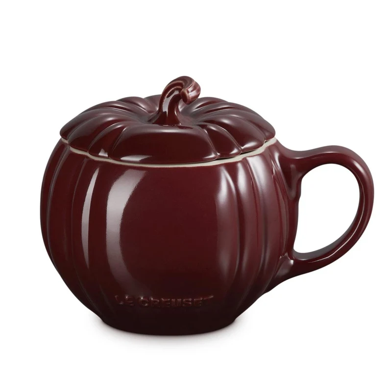 Le Creuset Stoneware Pumpkin Mug Garnet